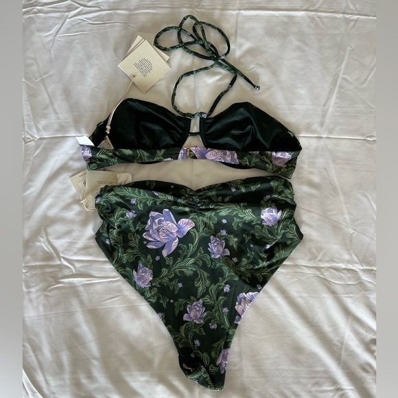 Agua by Agua Bendita Bronce Halterneck Bikini Top & Bottom Set - Picture 6 of 10